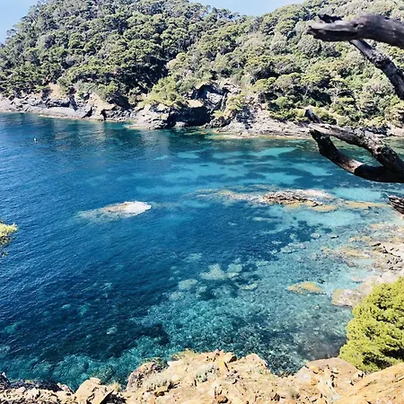La Baie Climatise, Vue Mer, Pour 4 Personnes Avec Piscine Sur La Presqu'ile De Giens A הייר
